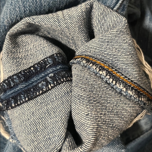 Levi’s White Oak Cone Denim Wedgie button fly 26 retro blogger fav raw crop - Picture 14 of 14